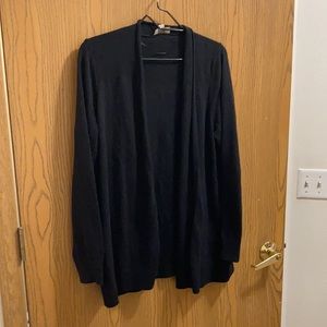 XL black Loft open front cardigan.